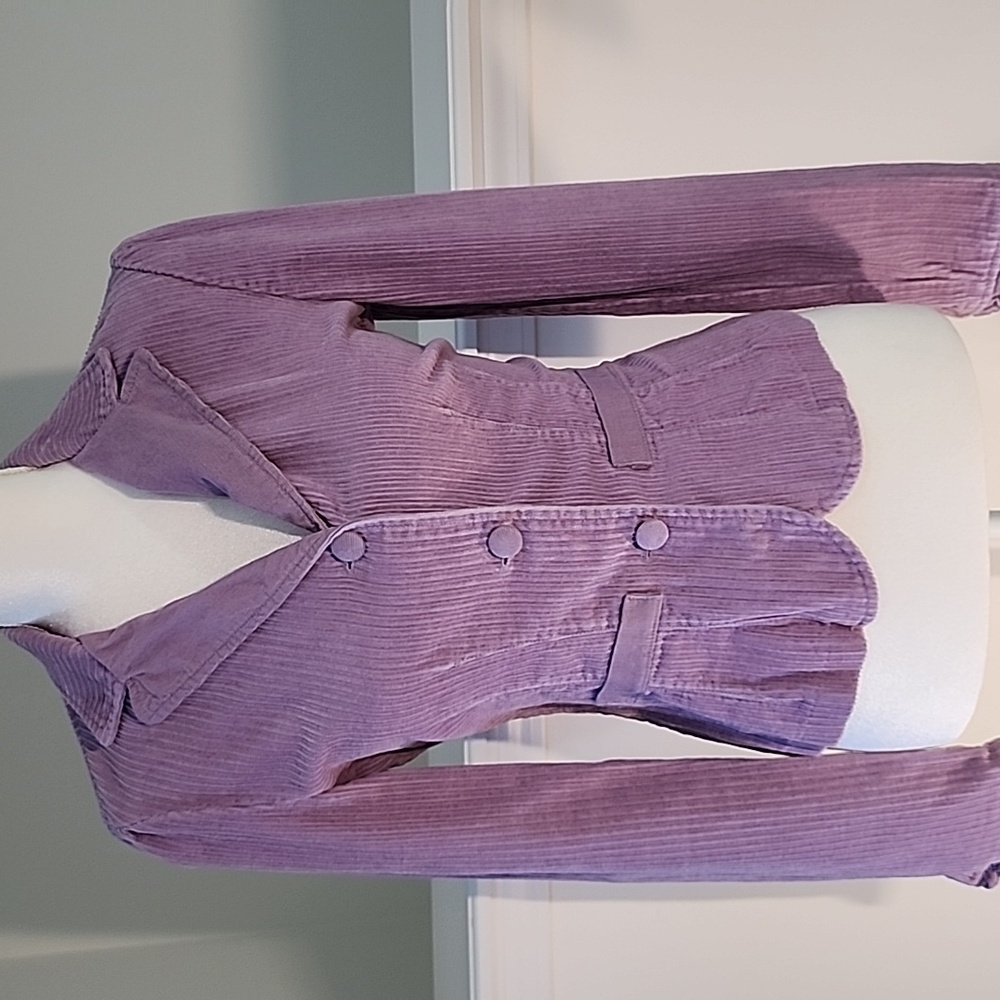 Y2K Vintage Speechless lavender 100% cotton cordoroy jacket juniors size S
